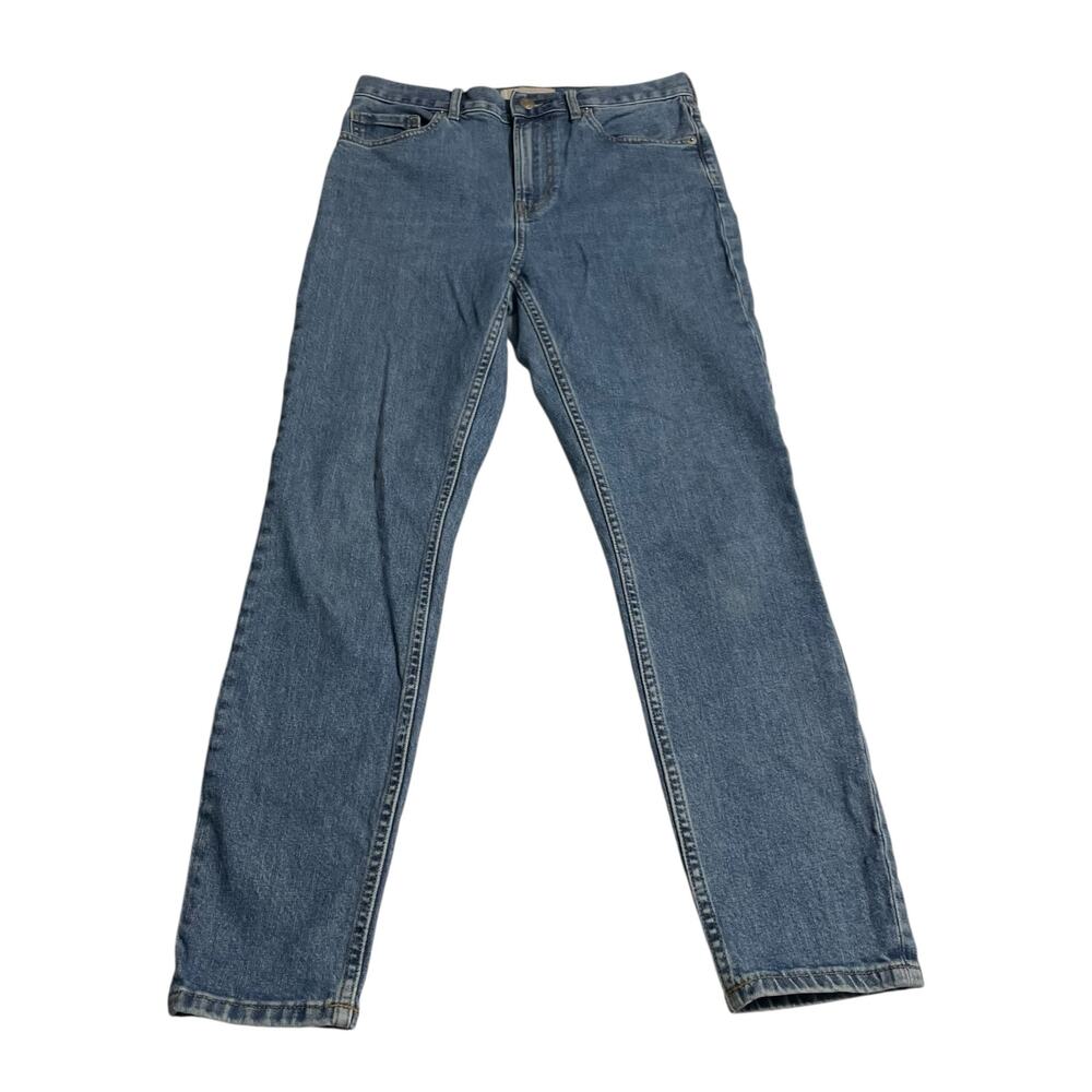 Everlane Womens Jeans Size 28 The High Rise Skinny Jean Stretch Mid Rise Zip Fly